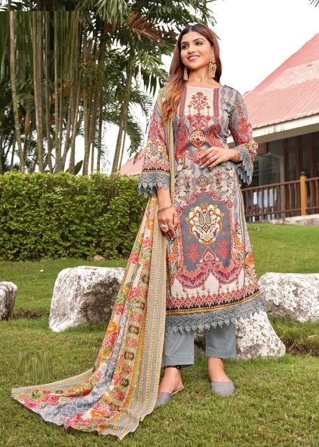 Vandana Mumtaz 1 Casual Wear Wholesale Dress Material Collection